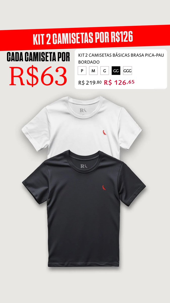 reserva_isadora's tweet photo. KIT 2 CAMISETAS RESERVA POR R$126
SÃO DUAAAAS CAMISETAS!! 

Cupom de vendedor : ISARSV
Cupom de desconto : PROMO15

Link da promoção : https://t.co/OvWqBmhj3u

O desconto entra aplicando os cupons 😉 https://t.co/PhO9SXyYMG