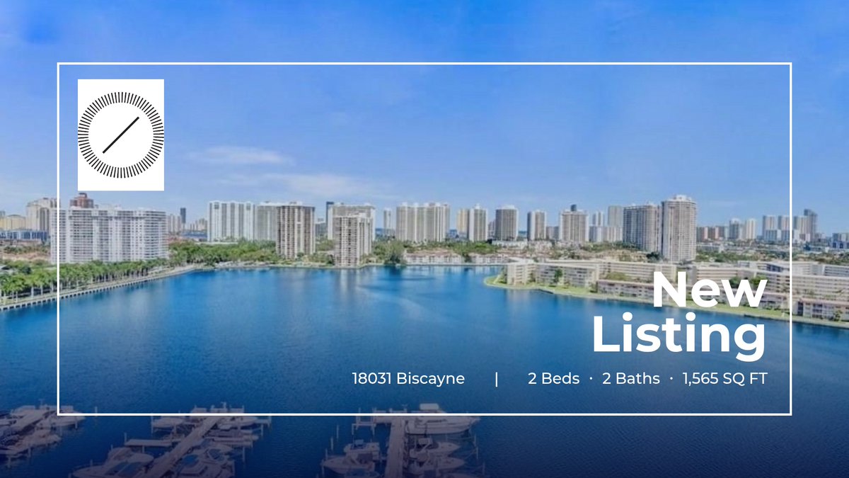 SultansHomes's tweet photo. 📍 New Listing 📍 Take a look at this fantastic new property that just hit the market located at 18031 Biscayne 1104 in North Miami Beach. Contact Me For More Information and to Schedule a Showing.

m: 954.682.0733
e: steph... https://t.co/RjVI4beOn9 https://t.co/9nzFsKBzSc