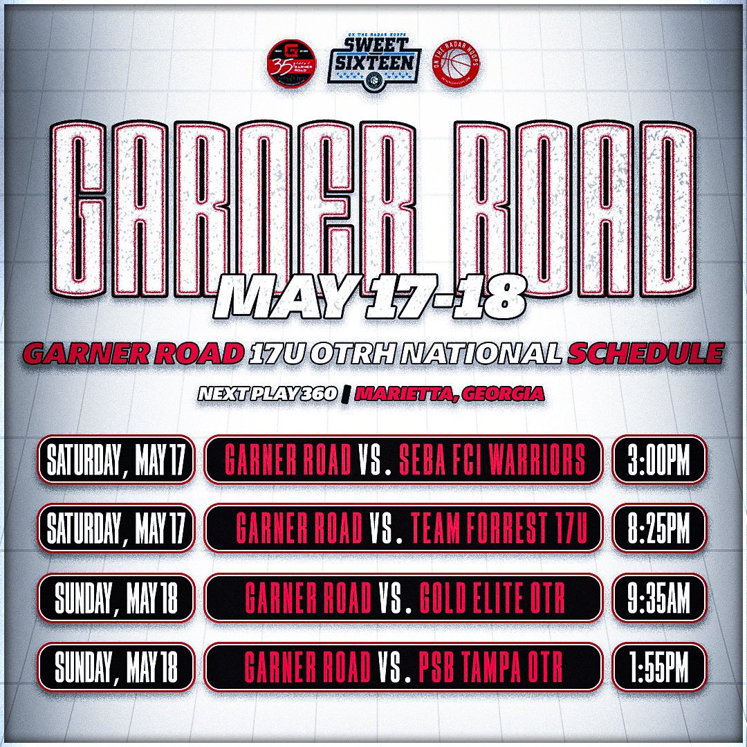 Coaches!!! Here is my schedule for this upcoming weekend in Marietta, Georgia at Next Play 360!!!