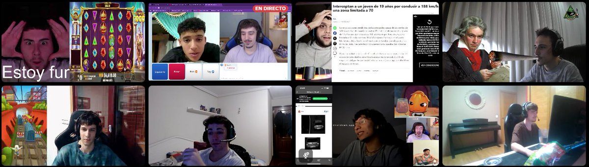 Llamada de discord promedio