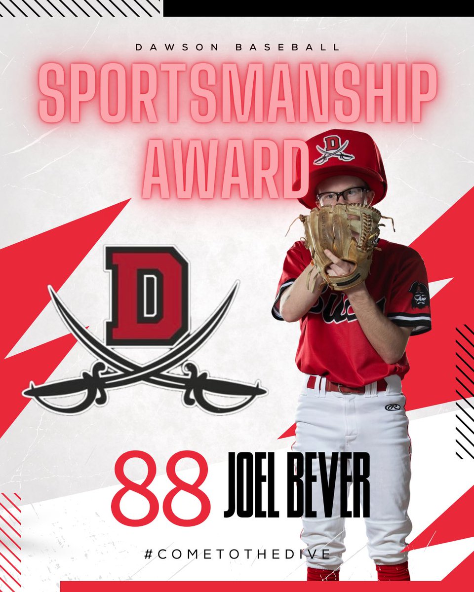 Congratulations to Joel Bever for making all Mon-Dak sportsmanship team!