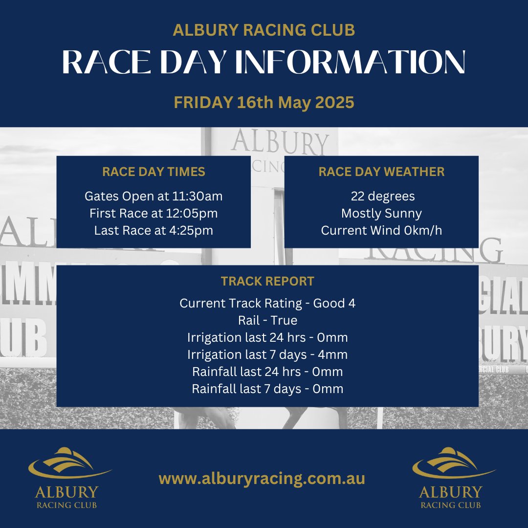 Albury Racing Club (@alburyracing) on Twitter photo 