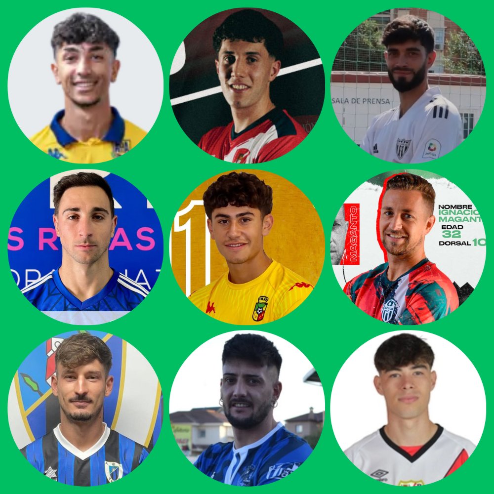 🏆3aRFEF GRUPO 7 |
⭐ONCE IDEAL 2024/2025 |
⚡MEJOR MP/EXT #1⚡

👉 Arman Heidari (<a href="/AD_Alcorcon/">A.D. Alcorcón</a> "B")
👉 <a href="/guuti10_/">G U T I</a> (<a href="/AdTorrejoncf/">A.D. TORREJON C.F.</a> )
👉 <a href="/Chenge10/">Javier Morales</a> (<a href="/CDCanillas/">CD Canillas</a> )
👉 <a href="/BorjaPascual8/">Borja Pascual</a> (<a href="/LasRozas_CF/">Las Rozas CF</a> )
👉 Jorge Caste (@cucvillalba )
👉 <a href="/Maganto10/">Nacho Maganto</a> (<a href="/CMexicoFC/">Mexico F.C.</a> )
👉 Rafita Camacho (<a href="/adparla/">Agrupación Deportiva Parla</a>