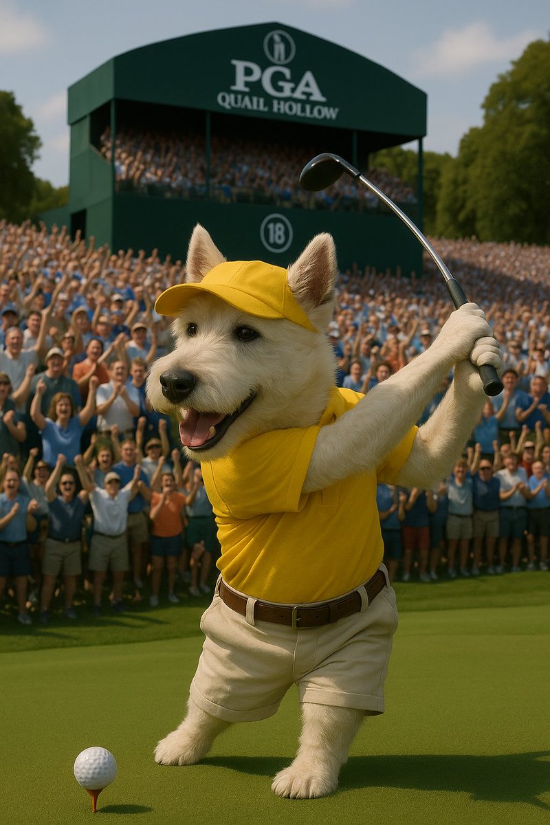 dogwifball100's tweet photo. ⛳️Just warming up for the next round at the PGA... 🐶
Remember: Just like golf, in crypto it’s all about the long game. 🚀🐾
#CaptainSOL #PGA #CryptoSwing #HODLThatFollowThrough #dogwifball #PGAChamp #Solana #TopBallSport #crypto #Students https://t.co/OJib0beRja