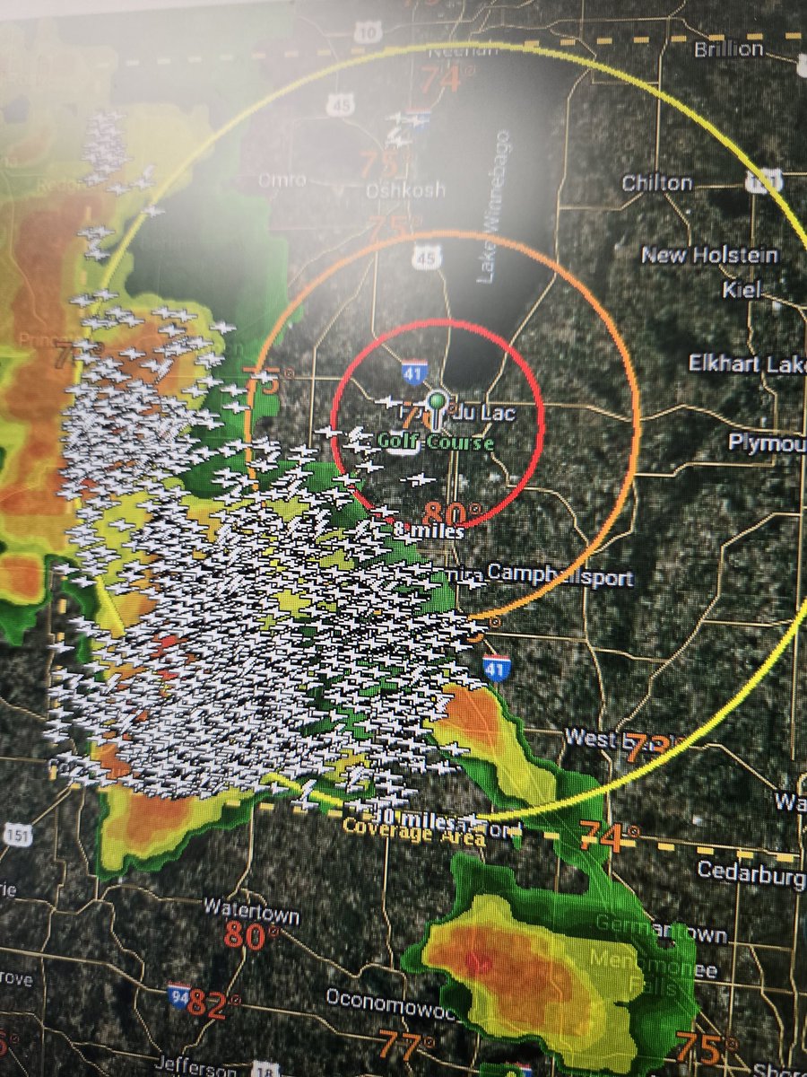 It may rain a bit. Hopefully nothing severe.