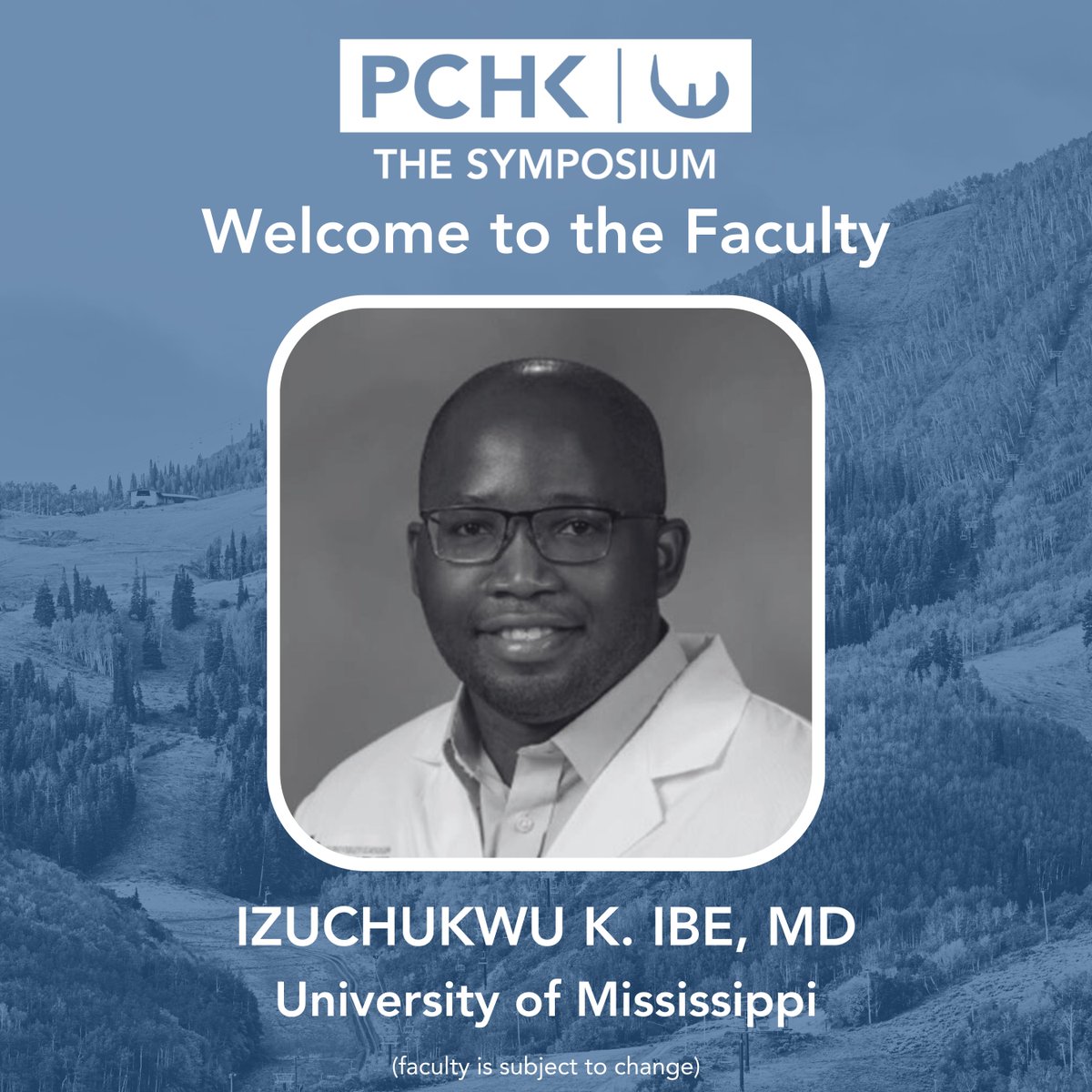 We’re excited to welcome Izuchukwu K. Ibe, MD, to the PCHK Faculty! Dr. Ibe is an Assistant Professor of Joint Arthroplasty and Musculoskeletal Oncology at the University of Mississippi Medical Center. A dedicated clinician and researcher, we’re thrilled to have him join us!