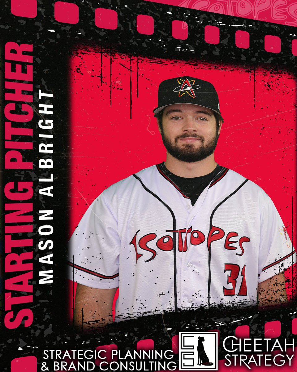 Mason Albright is slated to make his Triple-A debut on the mound tonight!

Presented by Cheetah Strategy