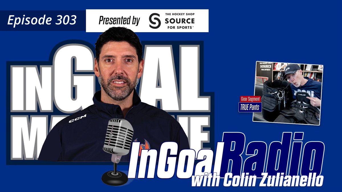Episode 303 of InGoal Radio Podcast presented by <a href="/thsgoal/">The Hockey Shop Goal</a> is loaded with great tips and advice for goalies, parents and coaches thanks to a can''t miss interview with Colin Zulianello, the Seattle Kraken's AHL and development goalie coach. 

Listen here: ingoalmag.com/2025/05/15/ing…