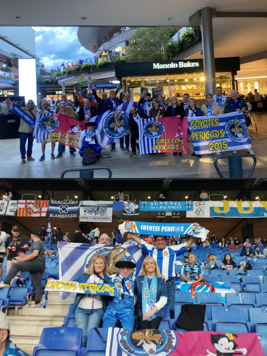 penyacoyotes's tweet image. Coyotes peric@s 🐺🐺💙🤍
Foto de la Gran Previa Coyotes del partido
#EspanyoldeBarcelona 0 - #barcelonafc 2
