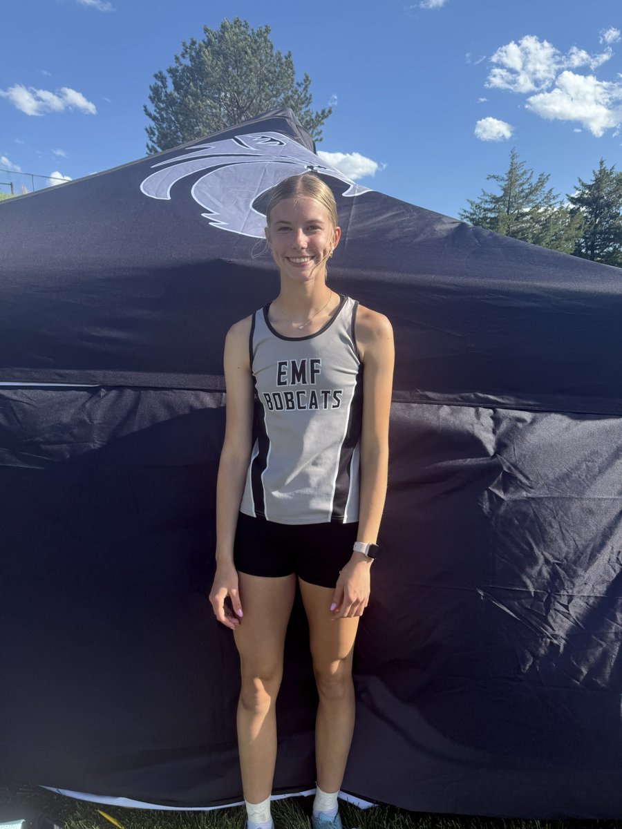 Aniston will be competing in the 300 hurdles at Burke! Congrats, Aniston! #emfbobcats