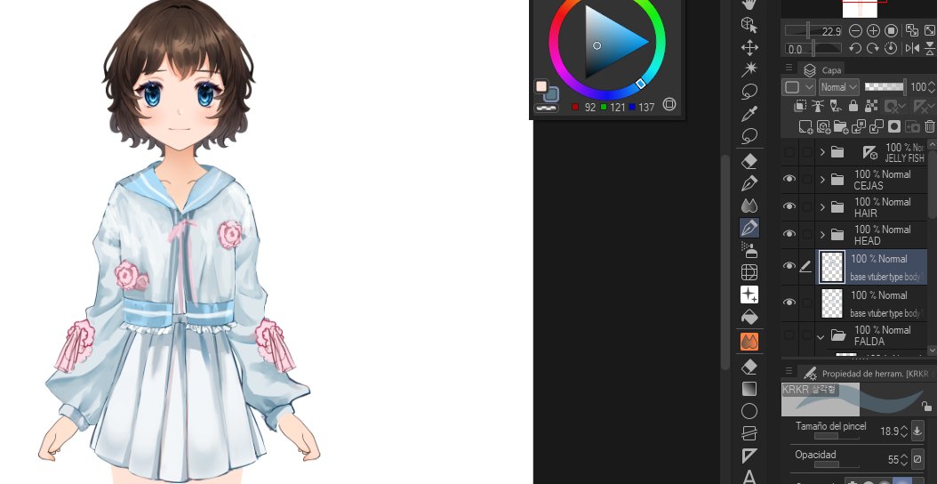 AnRausseo's tweet photo. working more calmly on the clothes, getting a lot of help from my sister! @WhiteBl92022717  
#vtuber #vtuberart #vtuberatist #stramer #stream #digitalart #artist https://t.co/HI0Q64R5cV