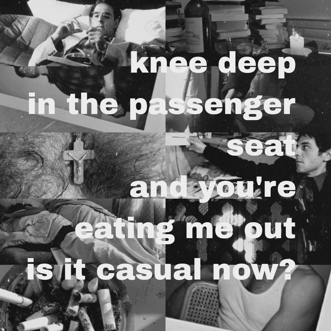 просто вы засыпаете в одной кровати и вас не смущает утренний стояк просто стопка его фотографий в твоем архиве толще чем с твоей семьей просто он зовет в гости к родным после выпуска просто вы принимали исповеди друг у друга просто ты знаешь все его грехи

#conclave #sabballini