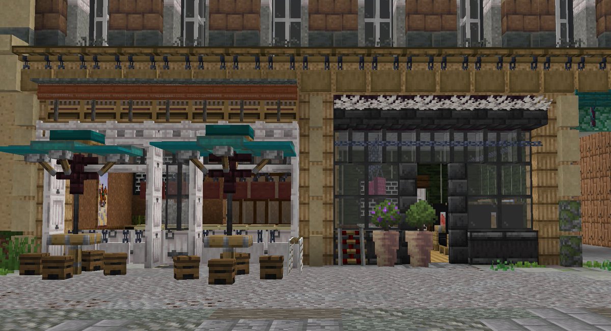 Shopfronts 
#Minecraft #minecraft建築コミュ #minecraftbuild #Minecraft軍事部
