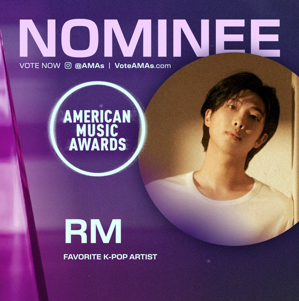 RMCostaRica's tweet photo. 🚨Último día 🚨

Hoy es el último día de votación en AMAs 🐨🗳️

RM está nominado en “Artista Favorito de K-Pop” se puede votar 25 veces al día por cuenta en el sitio web

¡Recuerda votar por RM! 🐨💪🏼

🔗https://t.co/HM21caDHat https://t.co/sCwFgYQXkq
