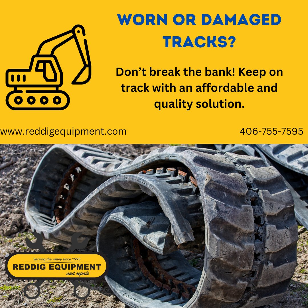 🚜 Need new rubber tracks for your skid steer or excavator?
 Reddig Equipment has you covered with durable, high-performance tracks built to last.
📞 Get a quote today — keep your crew moving!
 #Construction #SkidSteer #Excavator #ReddigEquipment