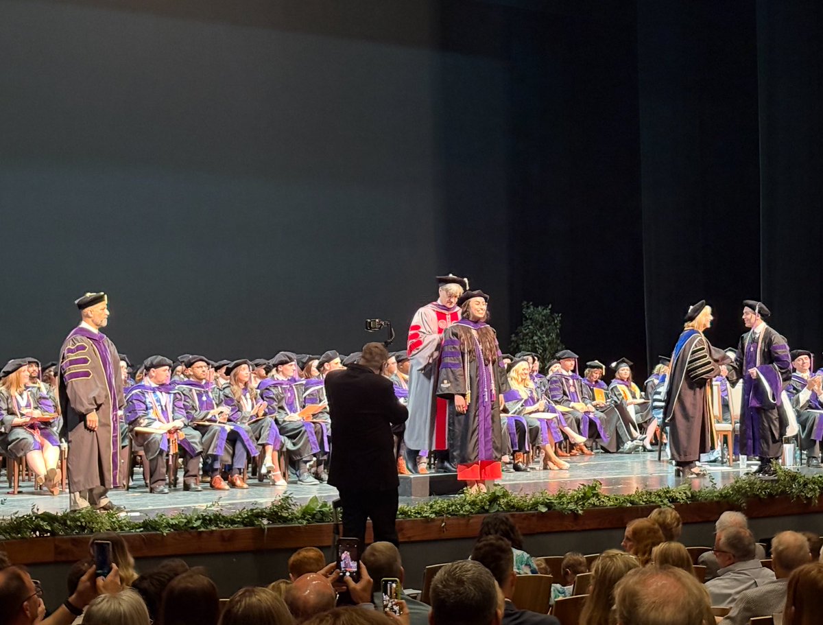 I had the honor of hooding a number of our amazing graduates this morning. Class of 2025, we are so proud of you! 🧡