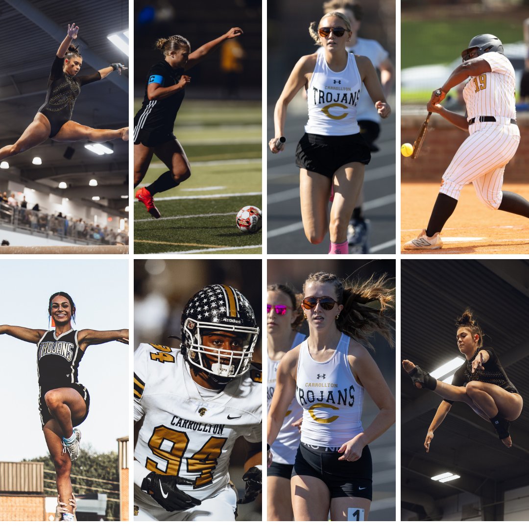 Eight Carrollton High School seniors have earned the title of three-sport athlete, demonstrating that it is possible to participate in multiple sports while thriving as leaders. Go Trojans! #GoldStandard 

carrolltontrojans.net/news_article/s…
