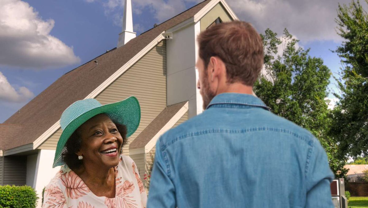 TheBabylonBee's tweet photo. Man Has Extremely Blessed Day After Kindly Old Black Woman Tells Him To Have A Blessed Day https://t.co/9FbptOzw63 https://t.co/H28R46gvZt