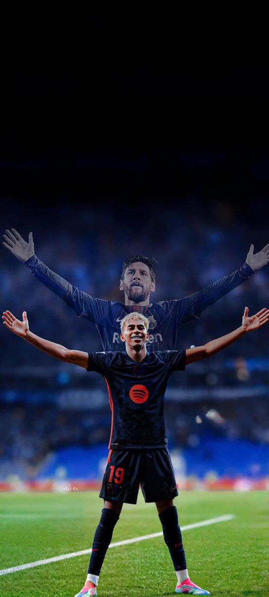 AlFlashe's tweet photo. The past visiting the present.
@imessi ordained the world a new talent in @laminee_yamal__ ❤️💙 https://t.co/jGcnyT5H11