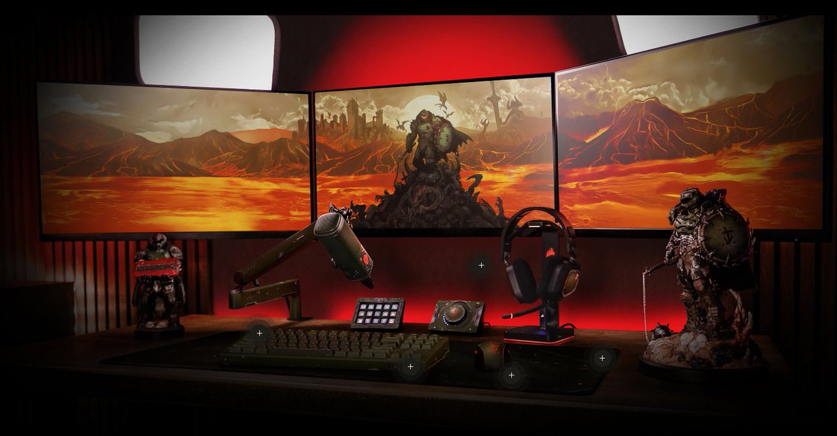 Für alle DOOM Fans gibt es <a href="/elgatoDE/">Elgato DE</a> Equipment mit diesem Design. Spielen mit einem unheimlich krassen Ambiente - The Dark Ages Custom Edition.

Hier zugreifen, solange der Vorrat reicht!
e.lga.to/s/doom
#Ad weil geiler Partner.