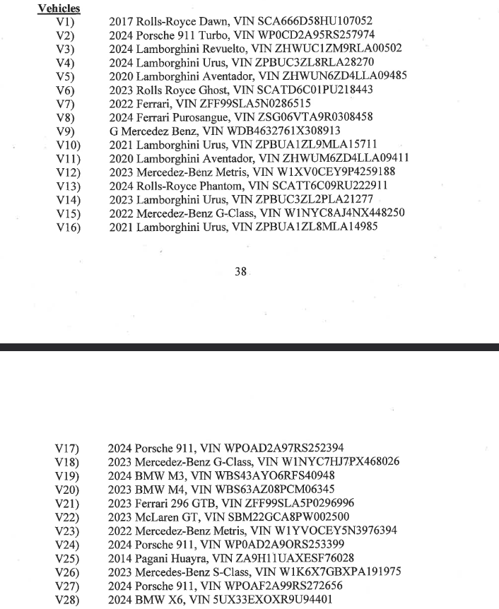 vxunderground's tweet photo. Today the United States Department of Justice announced the indictment (and in some cases additional charges) for 12 individuals. The defendants are charged in RICO conspiracy for over $263,000,000 in cryptocurrency theft, money laundering, and home break-ins.

Each individual listed was (in some capacity) involved in the COM(munity) scene.

This is the first time, to the best of our knowledge, a group of primarily English speaking, loosely affiliated, cybercriminals are in a RICO case.

RICO, the United States "Racketeer Influenced and Corrupt Organizations Act", passed in 1970, is generally reserved for organized crime. It was designed to combat organized crime and allows prosecutors to charge individuals involved in an ongoing criminal enterprise.

RICO charges are not a joke. These are extremely serious charges.

RICO charges allow multiple people to be tied to a conspiracy and amplify any/all charges. A single RICO charge is worth 20 years in Federal Prison and can extend to life in prison.

The United States Department of Justice slapping COM-scene people with a RICO charge is a sign they're not playing around with cryptocurrency fraud.

The individual indicted are as follows:
- MALONE LAM a/k/a "King Greavys", "7", "$$$", "Kg", "Anne Hathaway"
- MARLON FERRO a/k/a "Marlo", "GothFerrari"
- HAMZA DOOST a/k/a "Scyllia", "¢"
- CONOR FLANSBURG a/k/a "OO", "Green Room", "d0uu0b"
- KUNAL MEHTA a/k/a "Papa", "The Accountant", "Shrek", "Neil"
- ETHAN YARALLY a/k/a "Rand", "15%"
- CODY DEMIRTAS a/k/a "K O", "Kody"
- AAKAASH ANAND a/k/a "Light", "Dark"
- EVAN TANGEMAN a/k/a "E", "Tate", "Evan | Exchanger"
- JOEL CORTES a/k/a "J"
- [Unidentified 1] a/k/a "~_~", "Squiggly", "CHEN"
- [Unidentified 2] a/k/a "Danny", "Meech"
- TUCKER DESMOND

The full article, released by the Department of Justice, defines the roles of each individual, the charge they carry, a total sum of money stolen and/or items illegally acquired using stolen money, and additional (unlisted) co-conspirators.

Note: per the RICO charge, if the Judge rules the individual was involved in widespread fraud or violent crime, individuals may face a punishment of life in prison. Hence, each person listed may eligible for life in prison

Time being faced:
- MALONE LAM: 60 years
- MARLON FERRO: 60 years
- HAMZA DOOST: 40 years
- CONOR FLANSBURG: 40 years
- KUNAL MEHTA: 40 years
- ETHAN YARALLY: 40 years
- CODY DEMIRTAS: 40 years
- AAKAASH ANAND: 60 years
- EVAN TANGEMAN: 40 years
- JOEL CORTES: 40 years
- [Unidentified 1] - 60 years
- [Unidentified 2] - 60 years
- TUCKER DESMOND - 20 years