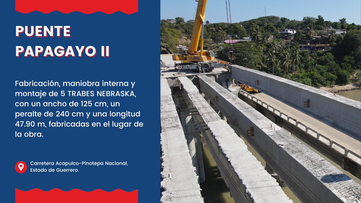 SEPSACV's tweet photo. Nuestras Trabes Nebraska son el soporte confiable que elevara tus proyectos a nuevas alturas.
#SEPSA #sepsaprefabricados #PrefabricandoelfuturodeMéxico #TrabeNebraska #prefabricados #Ingeniería #Construcción #PuenteVehicular #Calidad #Innovación #ServiciosDeConstrucción https://t.co/vZS597edGR