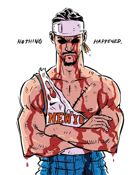 Nothing happened. #joshhart #knicks #Zoro #ONEPIECE