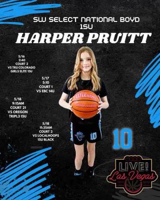 Harper Pruitt (@harper_pruitt_) on Twitter photo LIVE! Las Vegas. ๐๐ช๐ผ
If youโre going to be there, come check us out.
<a href="/SelectEventsBB/">Select Events Basketball</a> LIVE! Las Vegas. ๐๐ช๐ผ
If youโre going to be there, come check us out.
<a href="/SelectEventsBB/">Select Events Basketball</a>