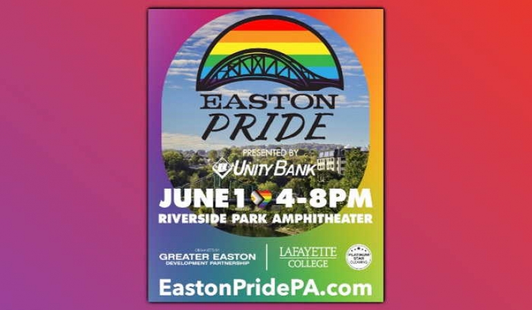Easton Pride 2025
Sunday, June 1, 2025 - 3:00PM to 8:00PM EST

prideparade.net/events/view/un…

#PrideParadenet #LGBTQ #LGBTQEvents #Pride2025 #PrideMonth