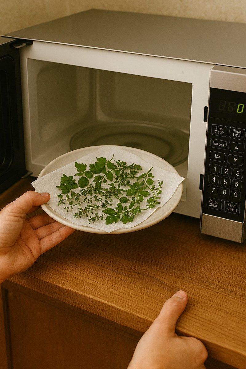 shop4cooks's tweet image. No time to dry herbs the old-fashioned way? Microwave them between paper towels for quick DIY dried herbs at home!

shop4cooks.com

#HerbHack #MicrowaveMagic #KitchenTips #HomemadeHerbs #QuickFix