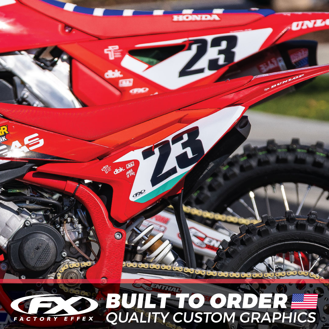 Build your custom graphics today!
➡️Quality materials
➡️Ships in 48 hours
➡️Made in the 🇺🇸
#yourbikeyourway #custom #graphics #moto #factoryeffex #madefortheride
factoryeffex.com/custom-graphics
