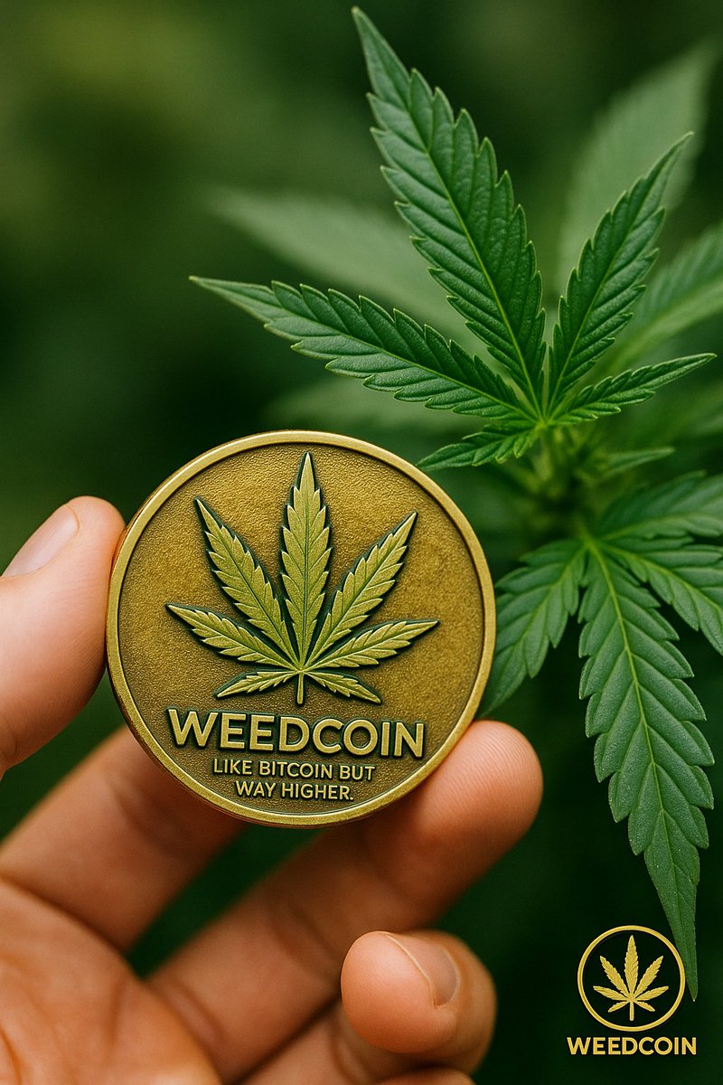 NytraxX420's tweet photo. @user_UrCzar @traderInosuke You’re not just holding a coin you’re holding a movement.

@weedcoinOG is where nature meets technology, and culture finds its currency.
Rooted in green, built to grow organically, together.

#WeedCoin #LikeBitcoinButWayHigher #GreenWithPurpose #NaturalValue https://t.co/azJQJLj1Y3