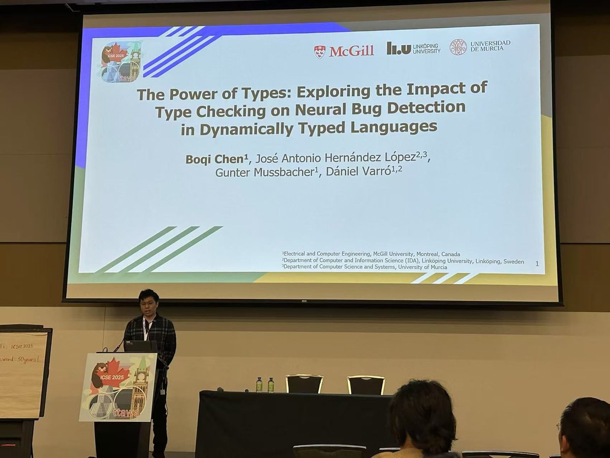 La FIUM publica en el congreso más importante de Ingeniería del Software (ICSE, International Conference in Software Engineering): «The Power of Types: Exploring the Impact of Type Checking on Neural bug Detection in Dynamically Typed Languages»:
