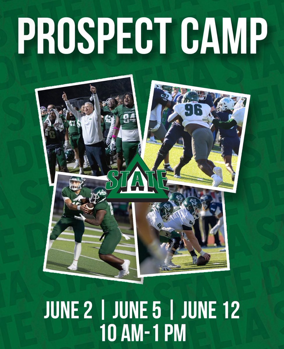 Edon Towles (@edontowles3) on Twitter photo Thank you <a href="/CoachAlexBell/">Alex Bell</a> for the invite to <a href="/DeltaStateFB/">#DSUFamily</a> camp!!
<a href="/jebjones16/">Jeb Jones</a> <a href="/jloyd27/">Jonathan Loyd</a>
<a href="/HaydenEdge77/">Coach Edge</a> <a href="/carson_evans3/">Carson Evans</a>
@CoachBussey <a href="/coach_nelson83/">Casey Nelson</a>
<a href="/CSmithScout/">Chris Smith</a> <a href="/tigersarlington/">Arlington Tigers Football</a> Thank you <a href="/CoachAlexBell/">Alex Bell</a> for the invite to <a href="/DeltaStateFB/">#DSUFamily</a> camp!!
<a href="/jebjones16/">Jeb Jones</a> <a href="/jloyd27/">Jonathan Loyd</a>
<a href="/HaydenEdge77/">Coach Edge</a> <a href="/carson_evans3/">Carson Evans</a>
@CoachBussey <a href="/coach_nelson83/">Casey Nelson</a>
<a href="/CSmithScout/">Chris Smith</a> <a href="/tigersarlington/">Arlington Tigers Football</a>