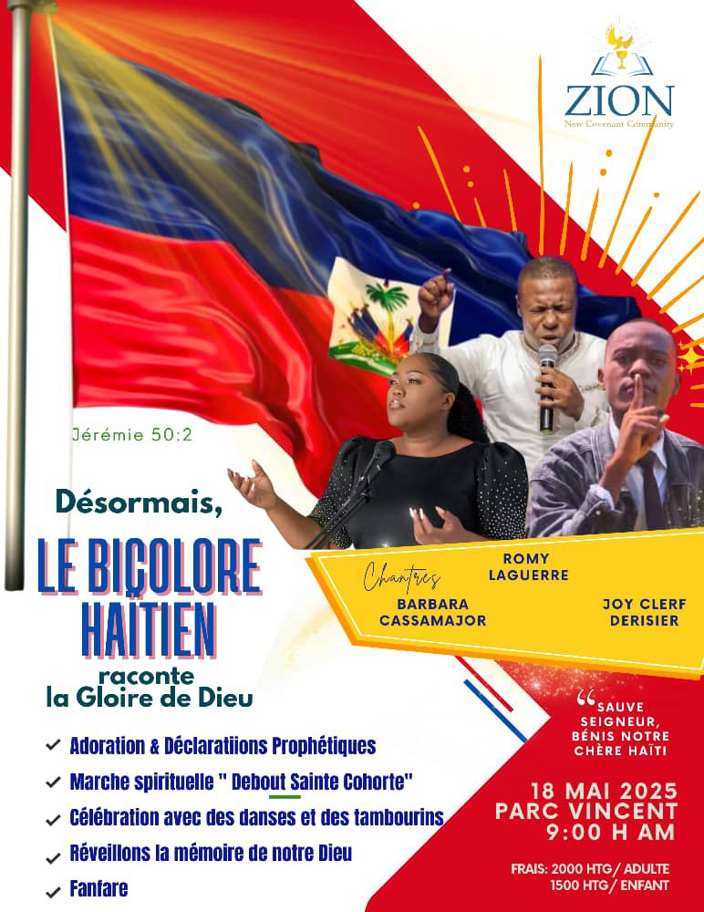 Barbaracassa's tweet image. Désormais, lè bicolore haïtien 🇭🇹🇭🇹🇭🇹🇭🇹
RDV ce Dimanche 18 Mai au Parc Vincent à 9:00 a.m
#yontemwanyajtounèf 
#pwomèspam