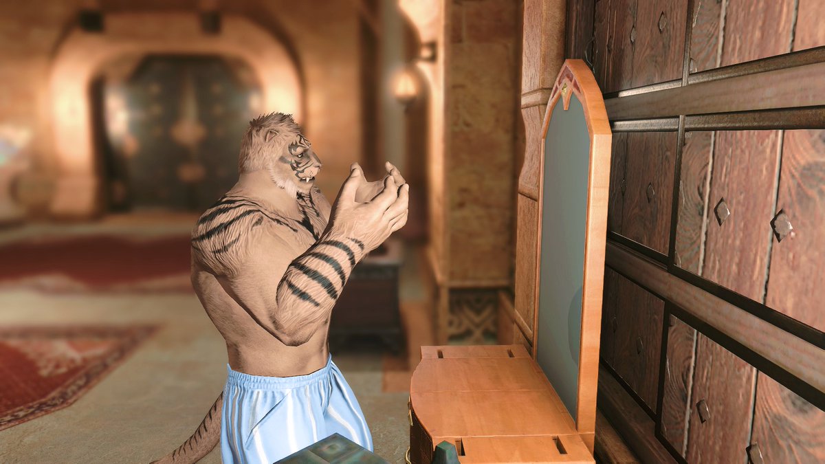 …ﾊｯ
……ﾊｯ!
………茶ロスになってる……(わざとらしい)
#FF14 #ロスガル