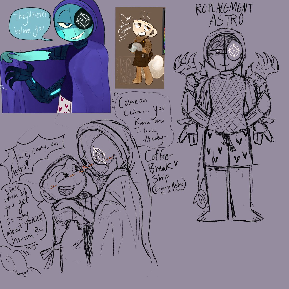 working on a new au guys😼 it called ‘Behind Closed Doors which will be a au based off something happing which costs Astro but other mains lives as well.. why are they robots? It’s not them but rather replacements without anyone knowing, not even the other toons.
#dandysworldau