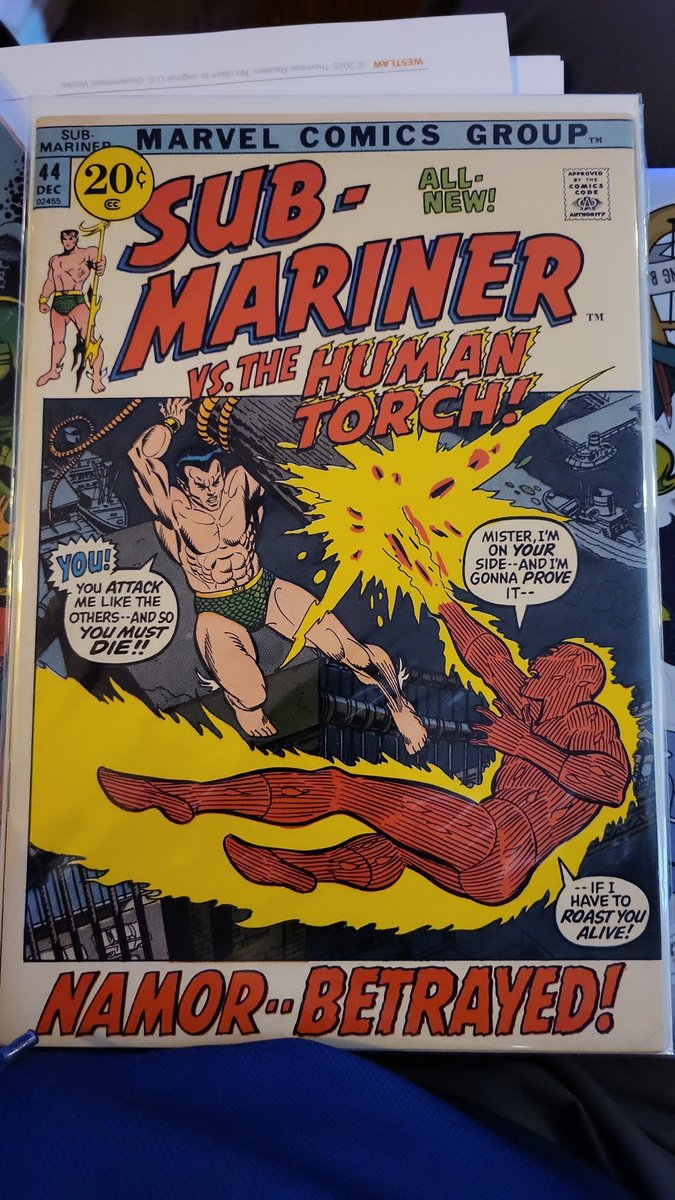 Ritterton's tweet image. #SubMariner from 1971 with a great add about entering into #ComputerPrograming.
#NickFurry #SHIELD from 1968 featuring an awesome modern #JimSteranko cover w/ a great @cheerios ad showing the #XB70A Valkyrie
@AaronMeyers not like your scores, but feel like I did ok at $20 each.