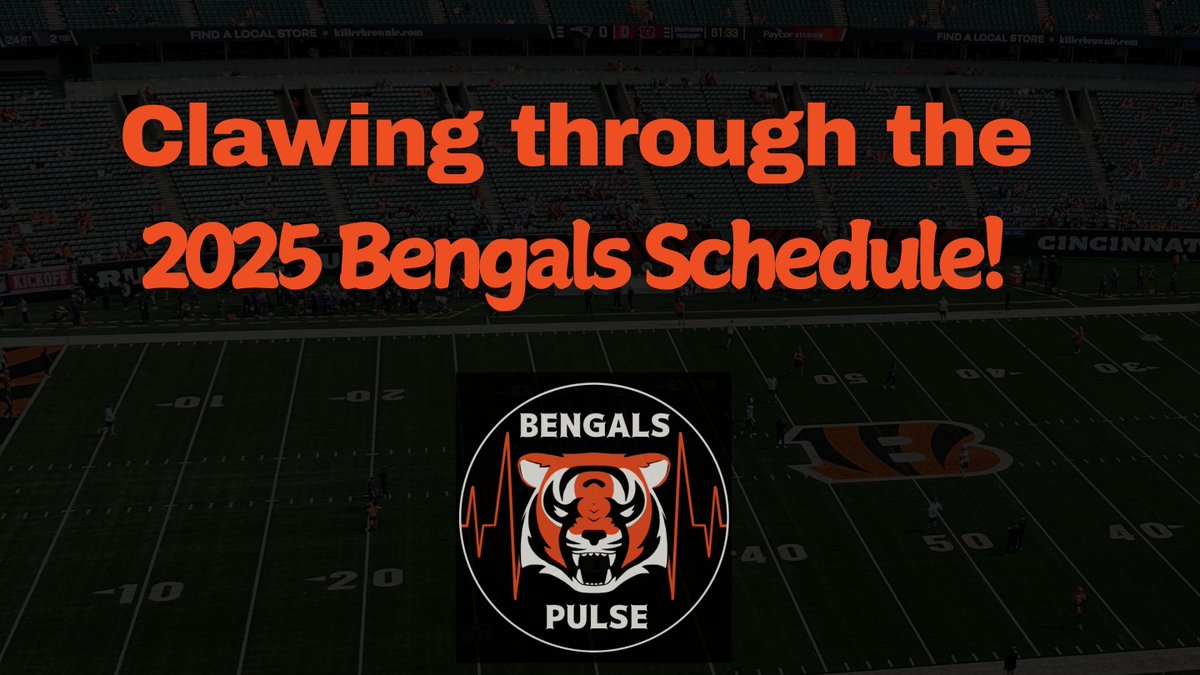 Join The Bengals Pulse as we Claw through the 2025 Schedule and give our thoughts! <a href="/TheFireMaan/">Maan Aboulhosn</a> <a href="/CoachJakeOwens9/">Jake Owens</a> <a href="/WincinnatiPod/">Wincy</a> youtube.com/live/wkyWooNbA…