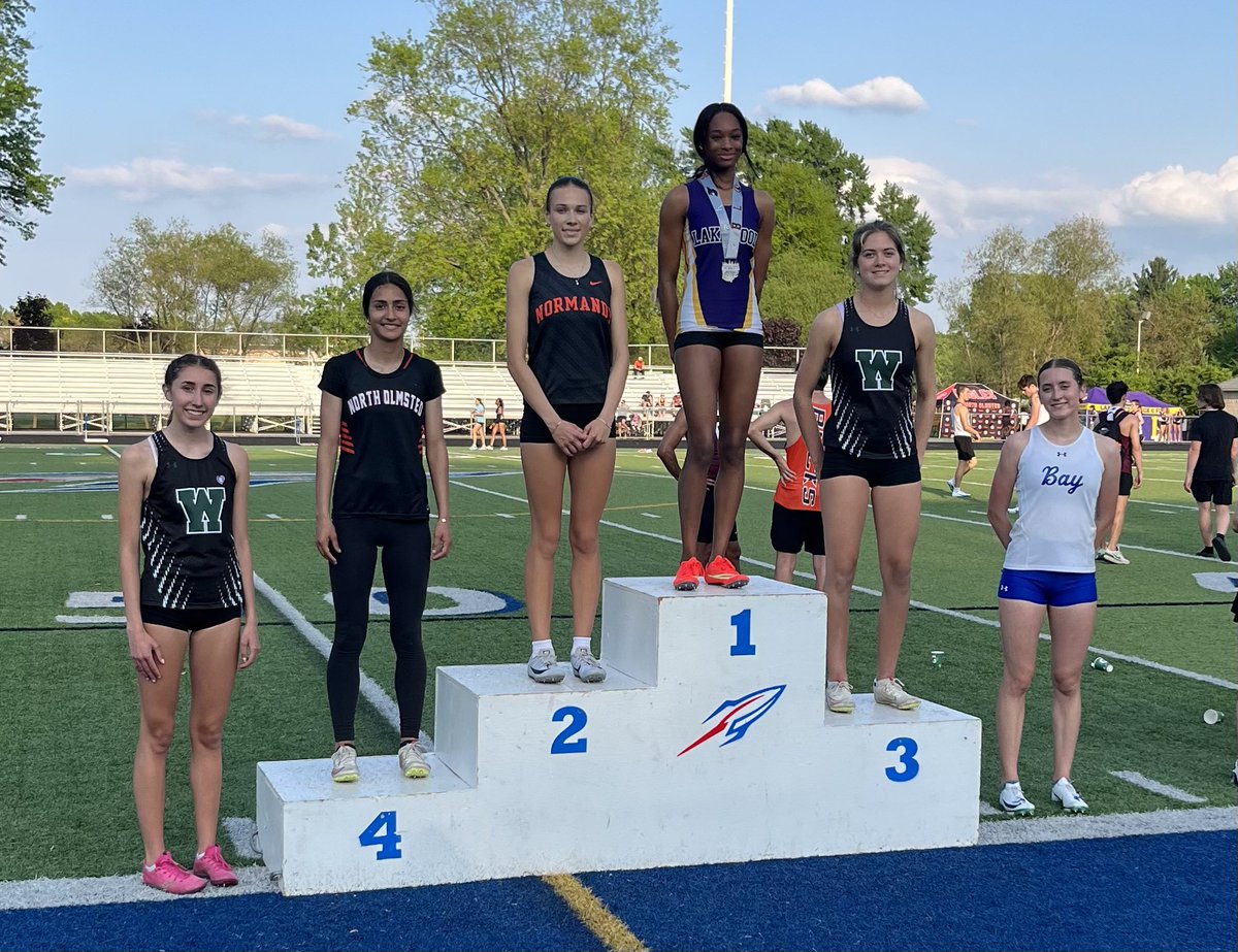 NOHS_TF's tweet photo. CWC 300 Hurdles 4th place Tala Awad. https://t.co/LRsOFj09F5