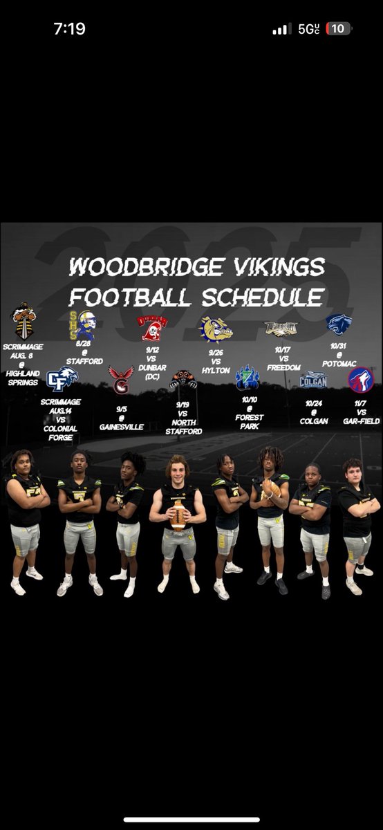 Man I’ll see yall boys soon, keep talking y’all got to show me now,and I stand on that…..<a href="/DaBridgeFB/">Woodbridge Vikings Football</a> <a href="/CoachKeiling34/">CoachK™</a> …🦍🦍🦍#M3#…