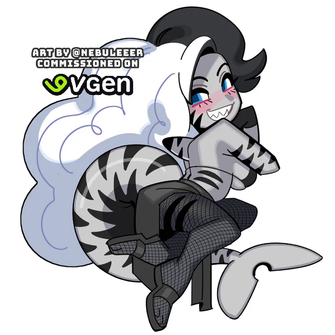 rendered chibi for @/wifeyume tysm again for the support your chara was super fun to draw ^_^ 