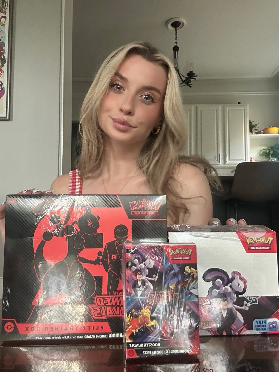 I promise I’m not part of Team Rocket 👀

But I am SO EXCITED for the new Destined Rivals set! This was #Gifted_by <a href="/Pokemon/">Pokémon</a> and I can’t WAIT to open this on stream tomorrow!! 🥰