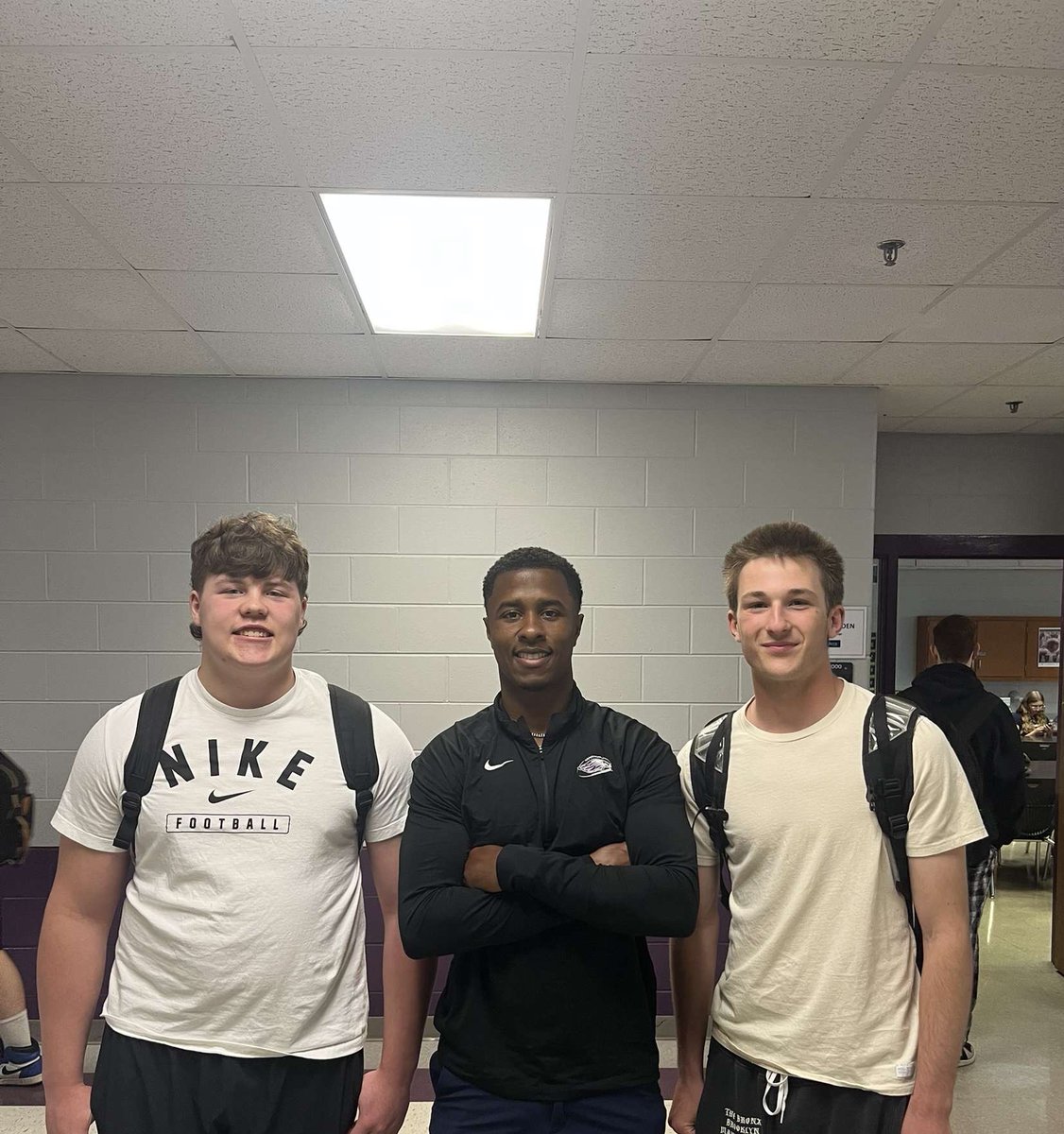 Thank you <a href="/BryceCross8/">Coach Cross</a> for coming down and talking with me and <a href="/aidenjarvis50/">Aiden Jarvis</a>, I enjoyed hearing about the university!