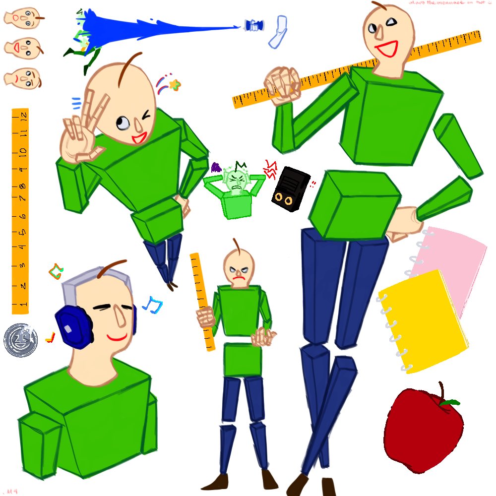 marsthemennace's tweet photo. is that baldi from the hit game baldis basics in education and learning?!
#BaldisBasics https://t.co/L5YBNZtZWL