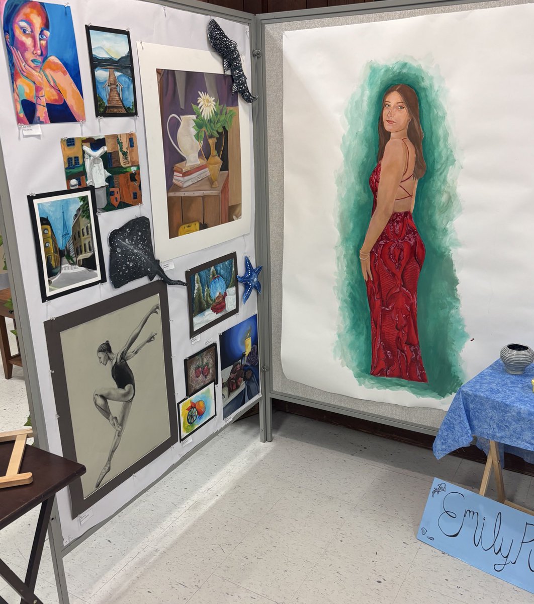 PrincipalUMHS's tweet photo. Some amazing student work from our art show. #UMproud https://t.co/zXceADPP4q