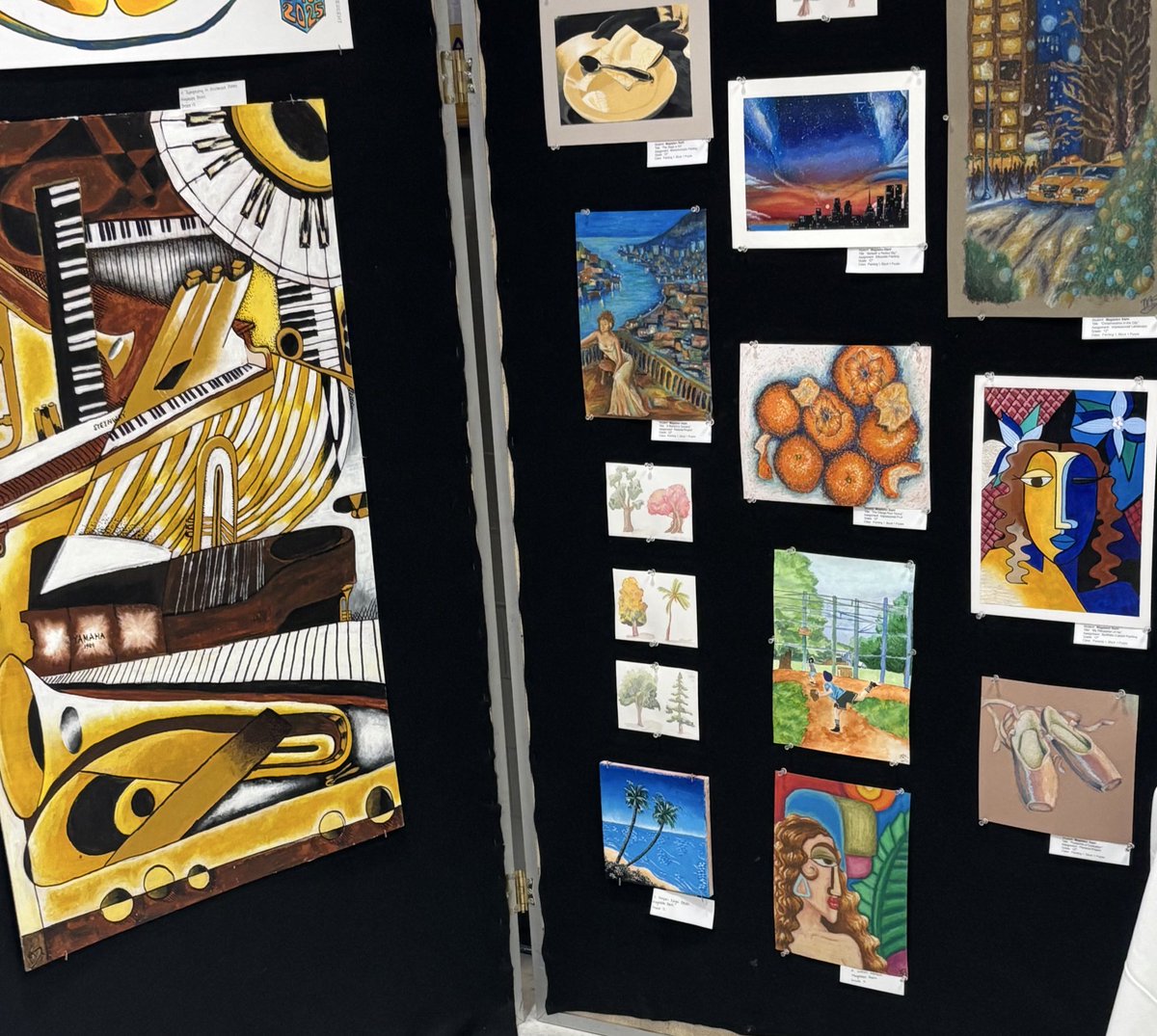 PrincipalUMHS's tweet photo. Some amazing student work from our art show. #UMproud https://t.co/zXceADPP4q