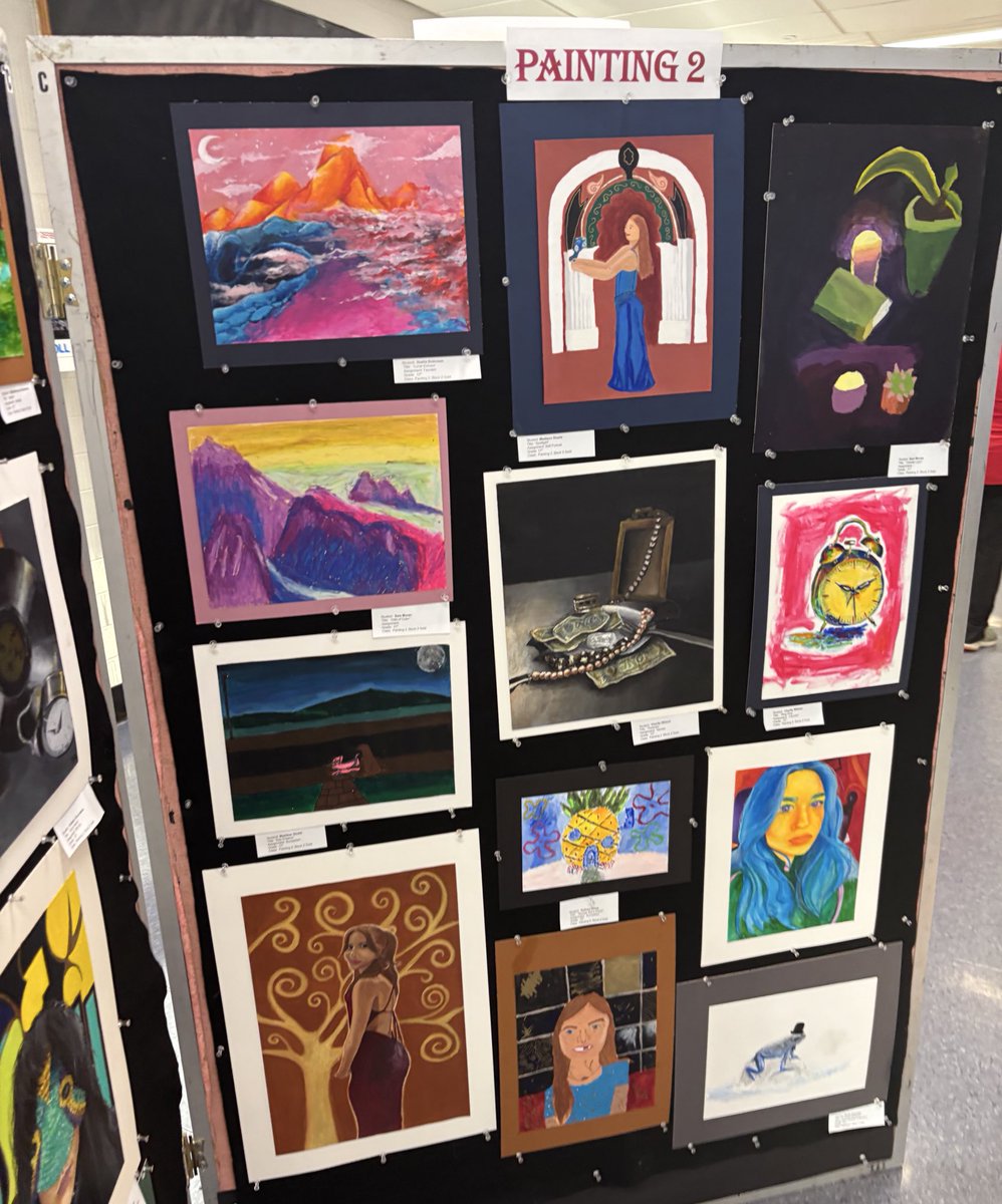PrincipalUMHS's tweet photo. Some amazing student work from our art show. #UMproud https://t.co/zXceADPP4q
