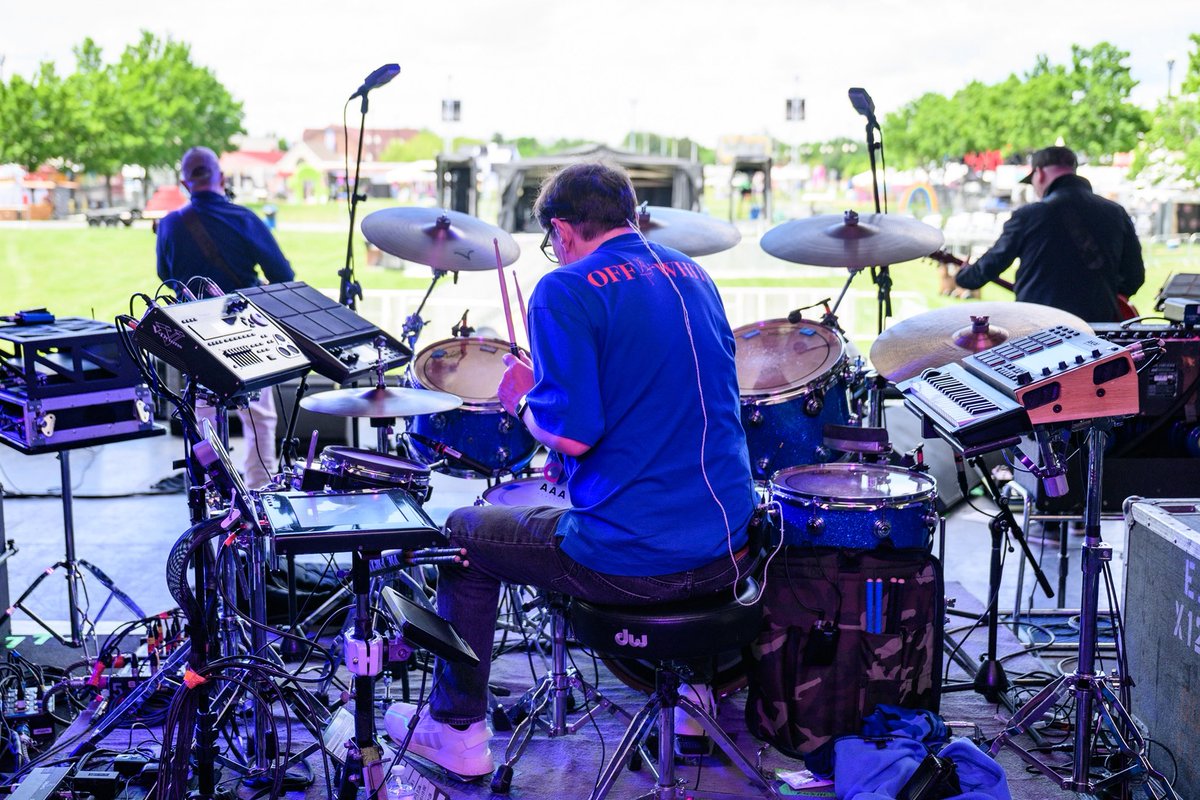 Soundcheck at <a href="/kilbyblockparty/">Kilby Block Party</a> 🇺🇸