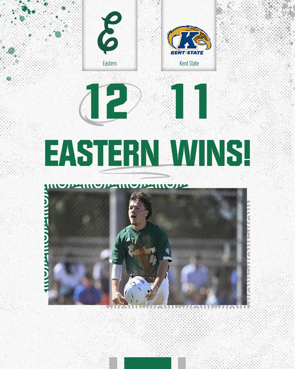 CUE THE BACK TO YPSILANTI!

COOPER VANCE WALKS OFF KENT STATE WITH A TWO-RUN BLAST!!!

#EMUEagles | #HTR🔨🪨